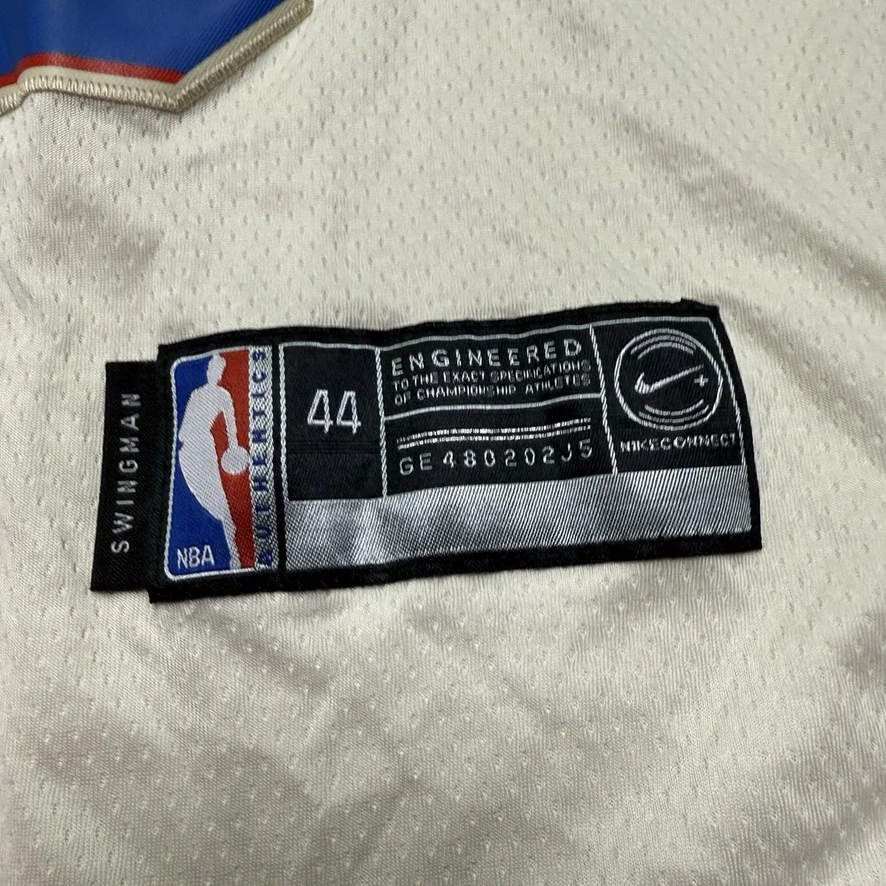 Nike Aeroswift NBA Phila 76ers Swingman Simmons Off White Nike Jersey #25‎ Sz 44